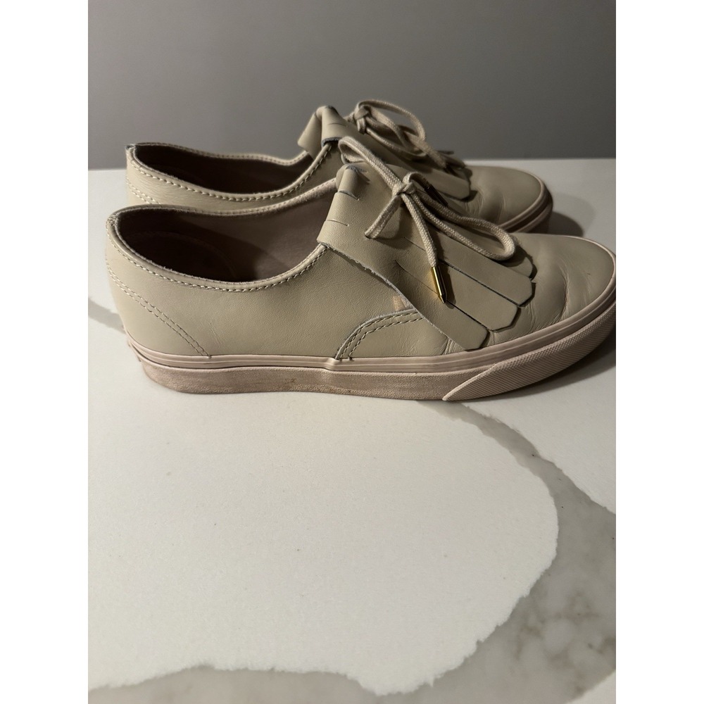 Vans Authentic Fringe DX Bone womens leather sneakers size‎ 6 - Picture 3 of 7